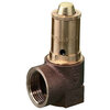 Spring-loaded safety valve Type 652CV series 652mFK bronze/NBR open bonnet open lever set pressure 8.0 barg 1/2" BSPP